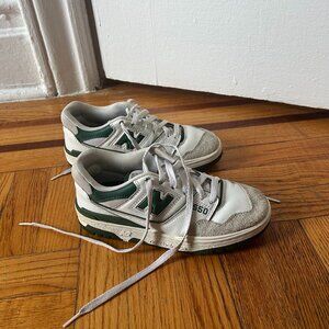 New Balance 550 Unisex Size 4.5M/6W -- Green/White